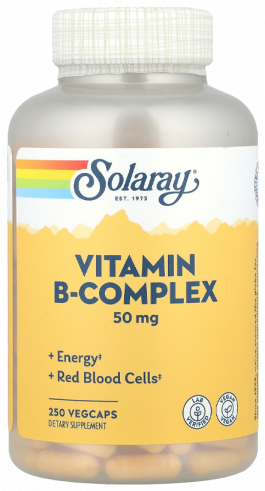 Solaray Vitamin B-Complex, 50 капсул