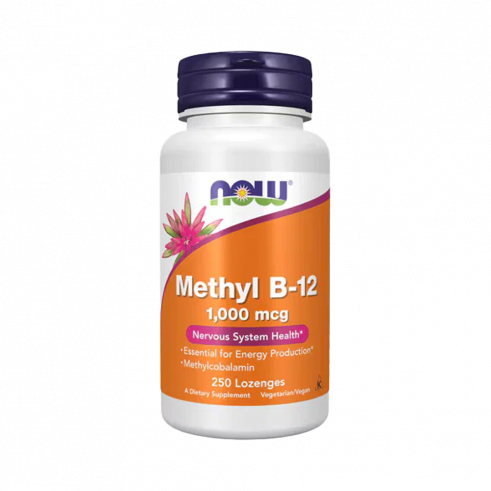 NOW Methyl В-12, Метил Витамин В-12, 250 таблеток