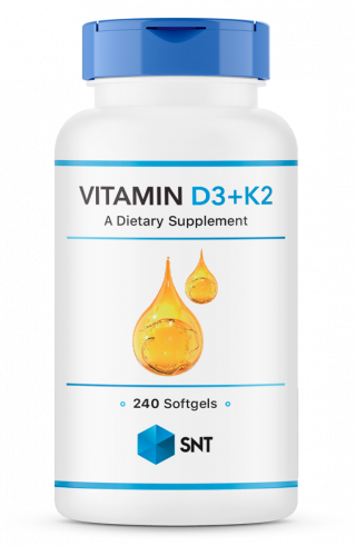 SNT Vitamin D3+K2, 240 капсул