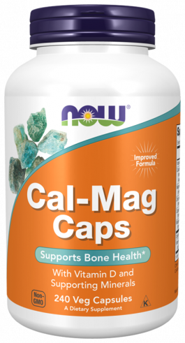 NOW Кал-Маг, 240 капсул