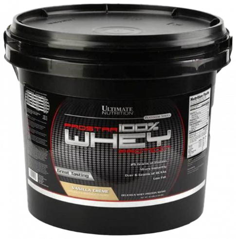 Ultimate Nutrition Prostar 100% Whey Protein, Простар 100% Вей Протеин, 4540 грамм
