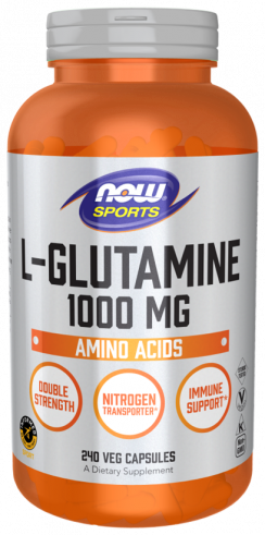 NOW L-Glutaminе, L-Глутамин, 240 капсул
