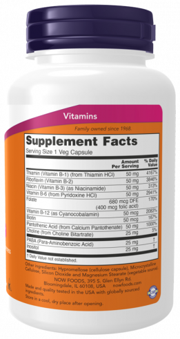 NOW B-50, 100 капсул