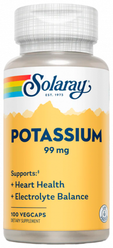Solaray Potassium, 100 капсул
