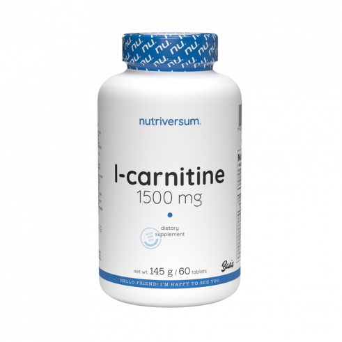 Nutriversum L-Carnitine, L-Карнитин, 60 таблеток