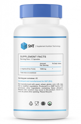 SNT L-Arginine, 90 капсул