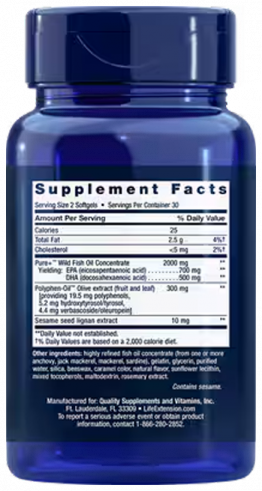 Life Extension Super Omega-3, 60 капсул