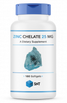 SNT Zinc Chelate 25 mg, 180 капсул