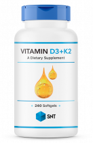SNT Vitamin D3+K2, 240 капсул