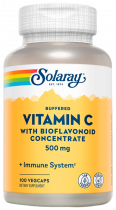 Solaray Vitamin C &amp; Bioflavonoids, 100 капсул